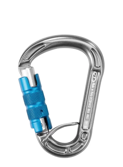 karabinek climbing technology concept hms spring bar tg triplex silver blue