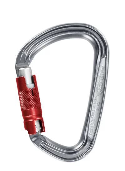 Karabinek XL-D TG - grey/red