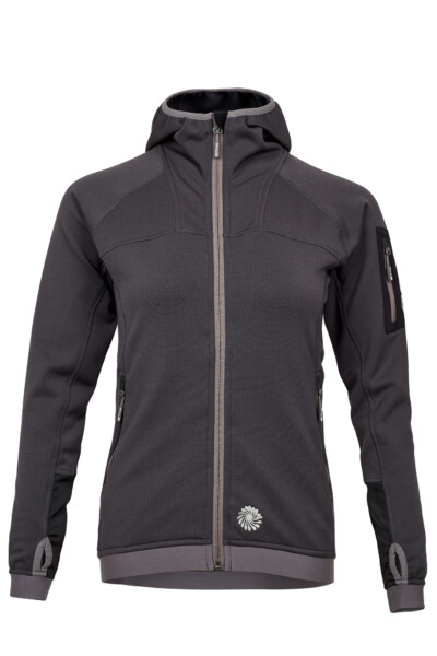 Kurtka polarowa damska Milo HEYOO LADY dark grey