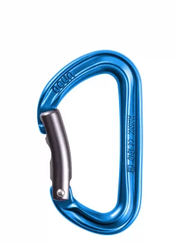 Karabinek Hawk Bent - blue