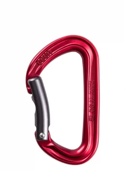 Karabinek Hawk Bent - red