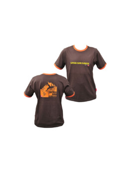 Koszulka męska NATURAL BORN CLIMBERS brown/orange