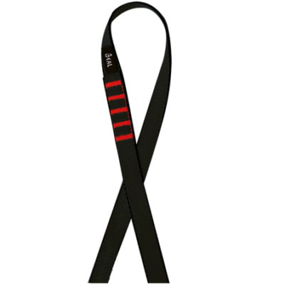 Pętla 40 cm x 18 mm taśma płaska Black
