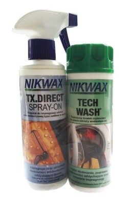 Zestaw Nikwax Tech Wash/TX.Direct Spray on 2x 300 ml (Kopia)
