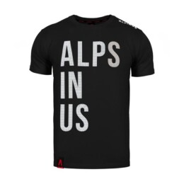 Koszulka męska Alpinus Alps In Us czarna ALP20TC0015