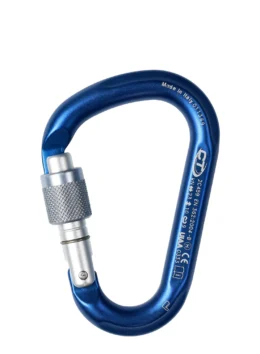 Karabinek Snappy CF SG (Screw Gate) - blue